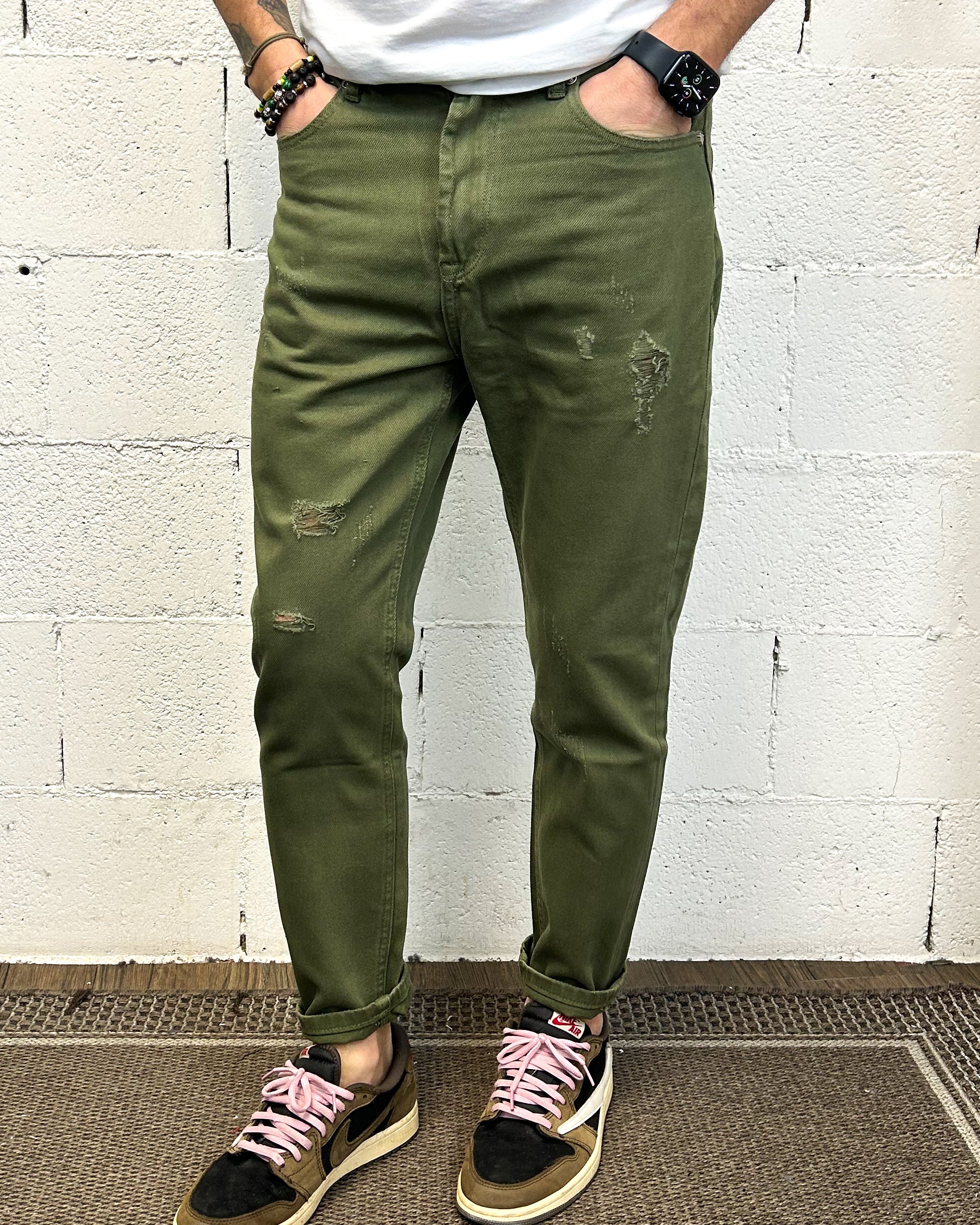 ONLYONE Mike Carrot GIANNI LUPO jeans salvia regolare