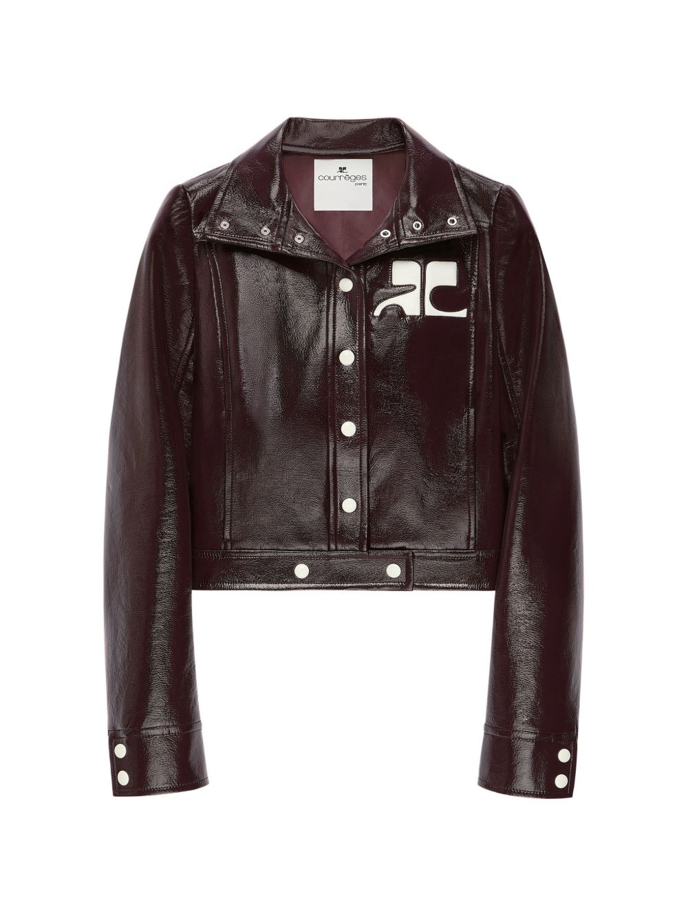 Courreges 223CBL005VY0014 bomber donna burnt red