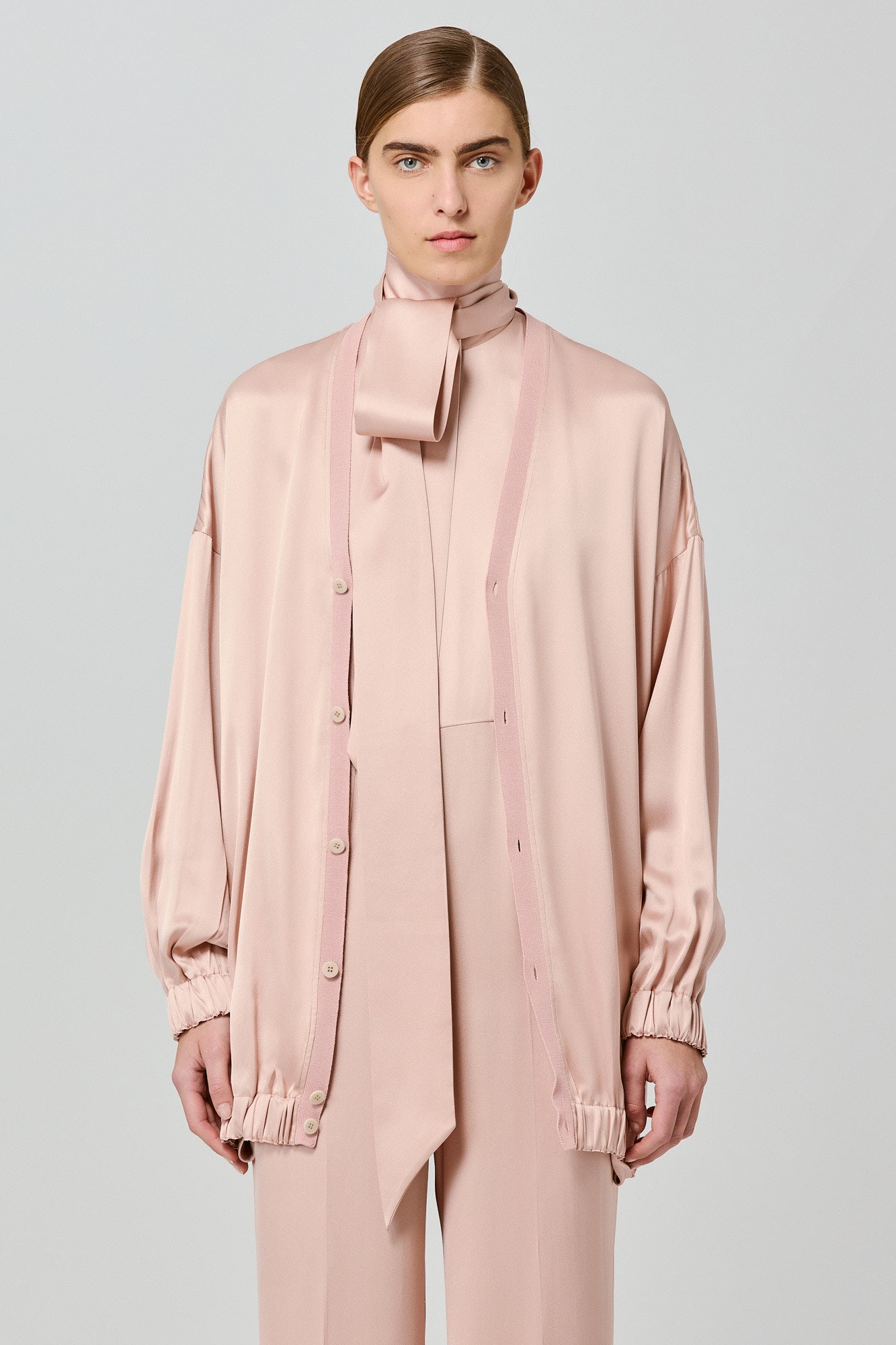 Sa Su Phi Valentina cardigan raso rosa