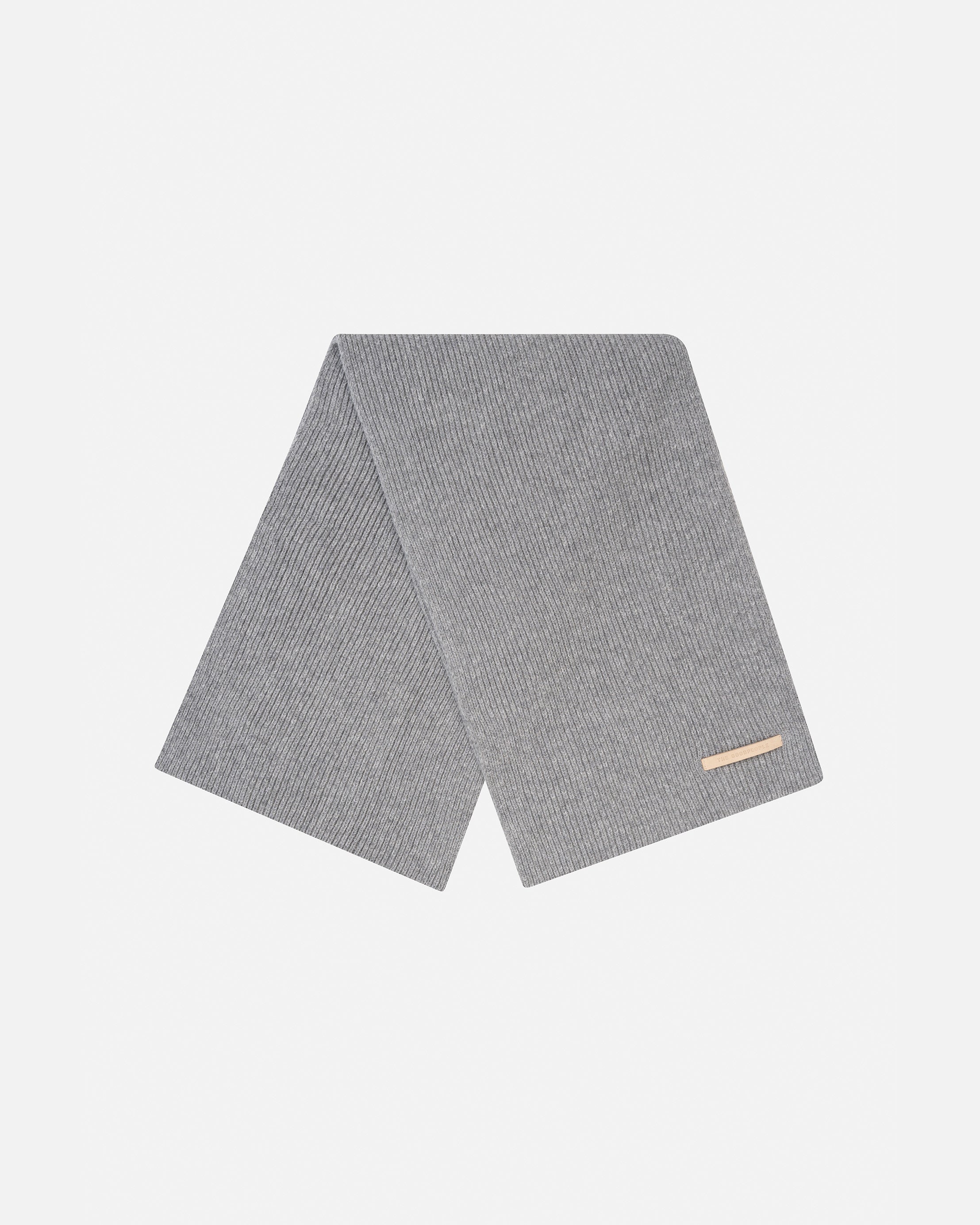 GOODPEOPLE Alpaca Blend sciarpa alpaca grigio melange unica