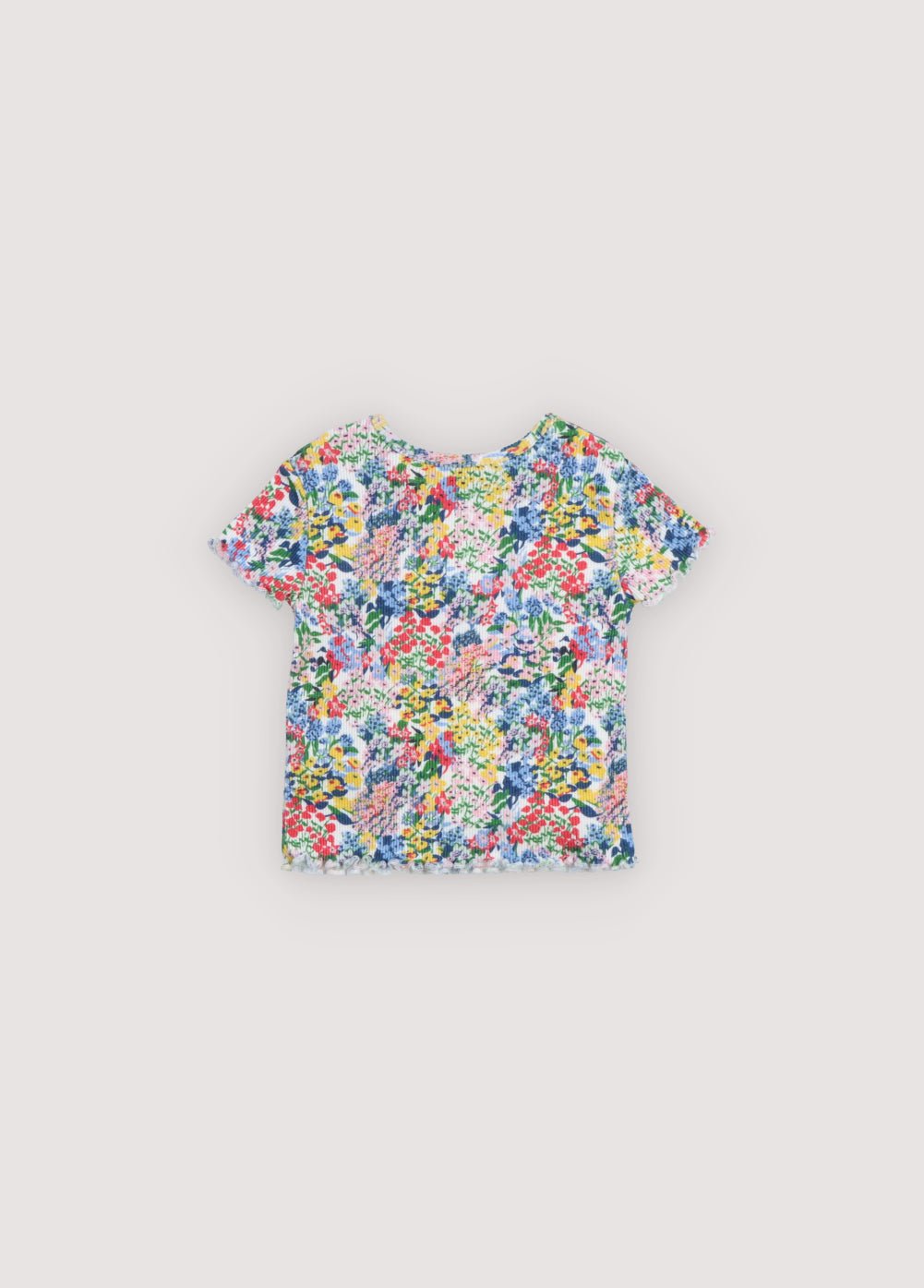 The New Society TNS Rib Baby Tee maglietta cotone Verbena Print