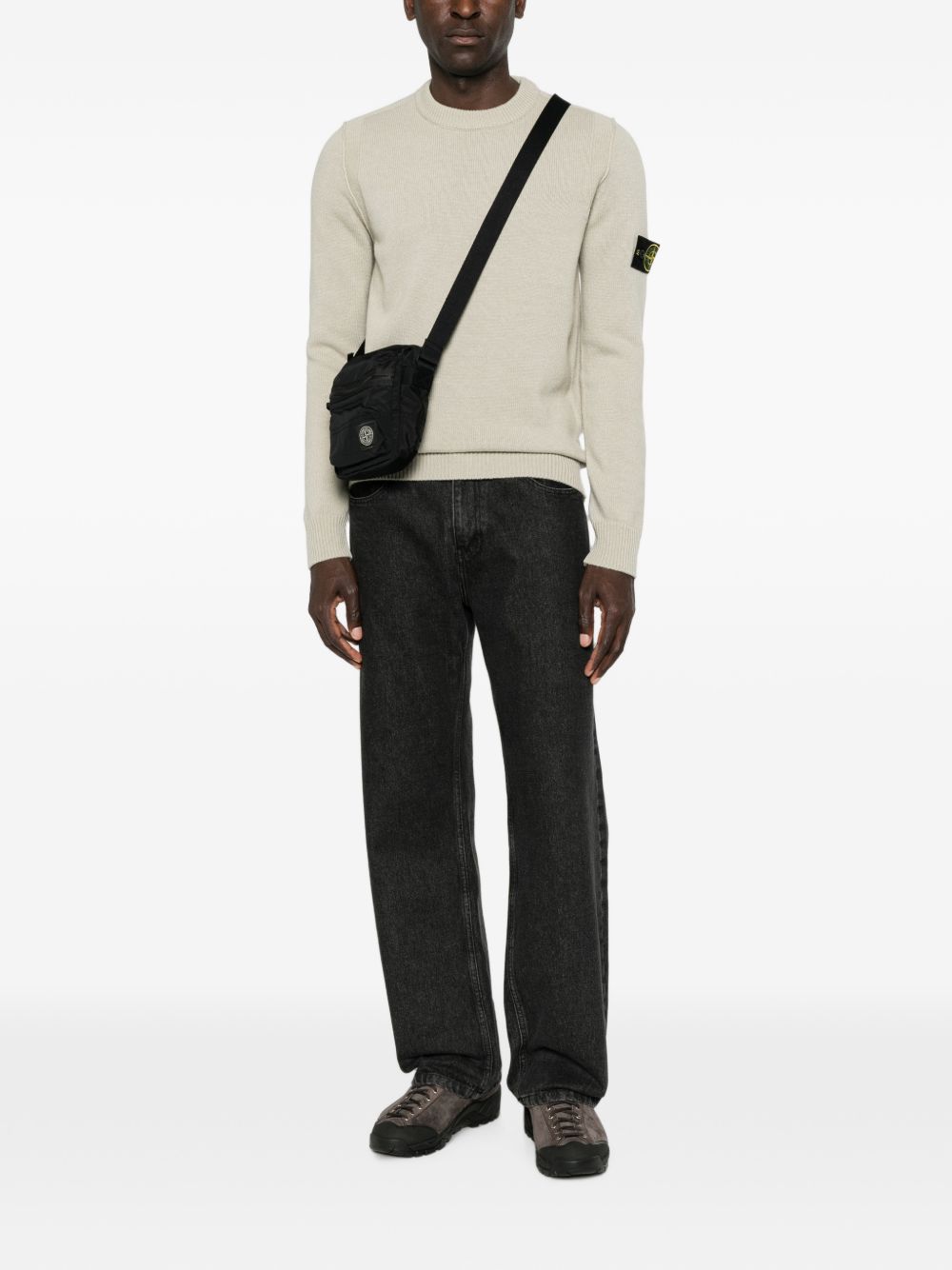 Stone Island L2S155100072 maglia uomo beige sand