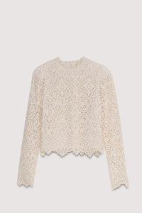 The New Society Lara blusa donna bianco cotone bio