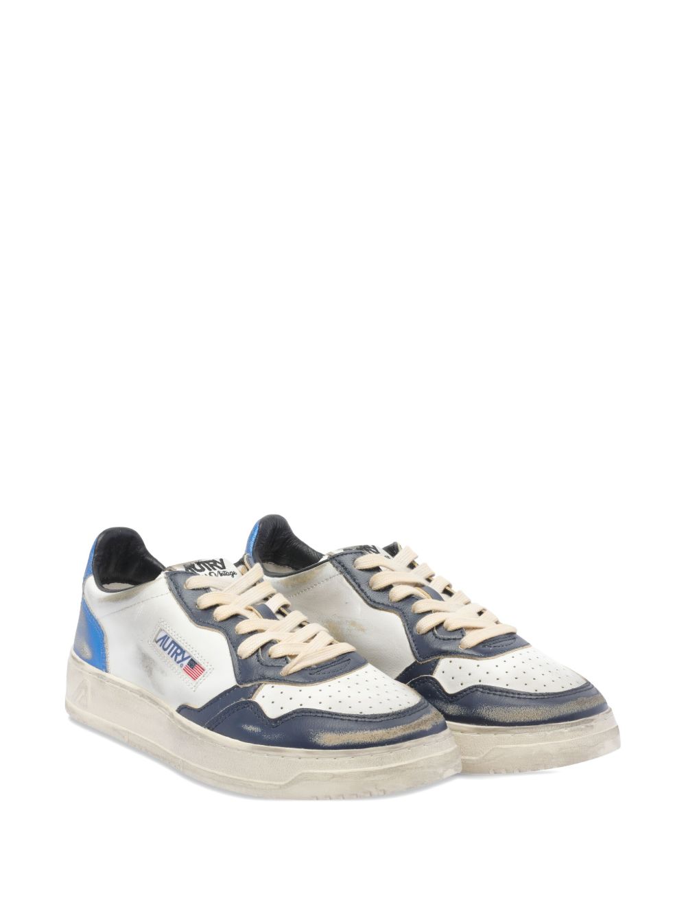 Autry AVLM sneakers bianche pelle uomo effetto vissuto