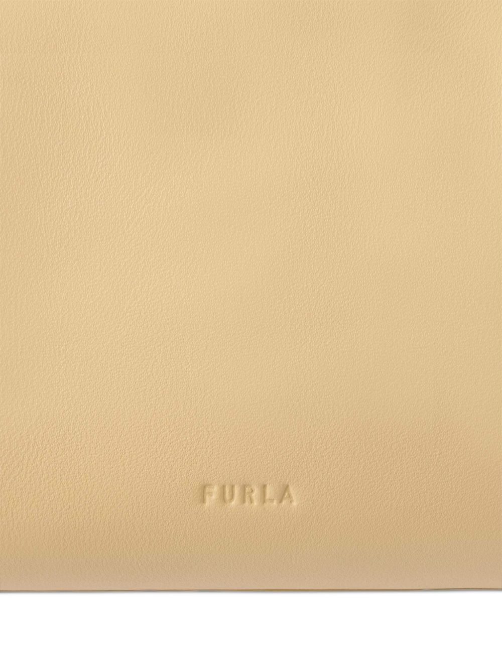 Furla WE00922 borsa a mano gialla pelle