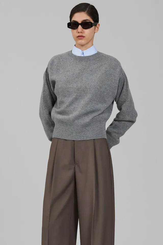 Sa Su Phi Lea maglione cashmere bordeaux leggero