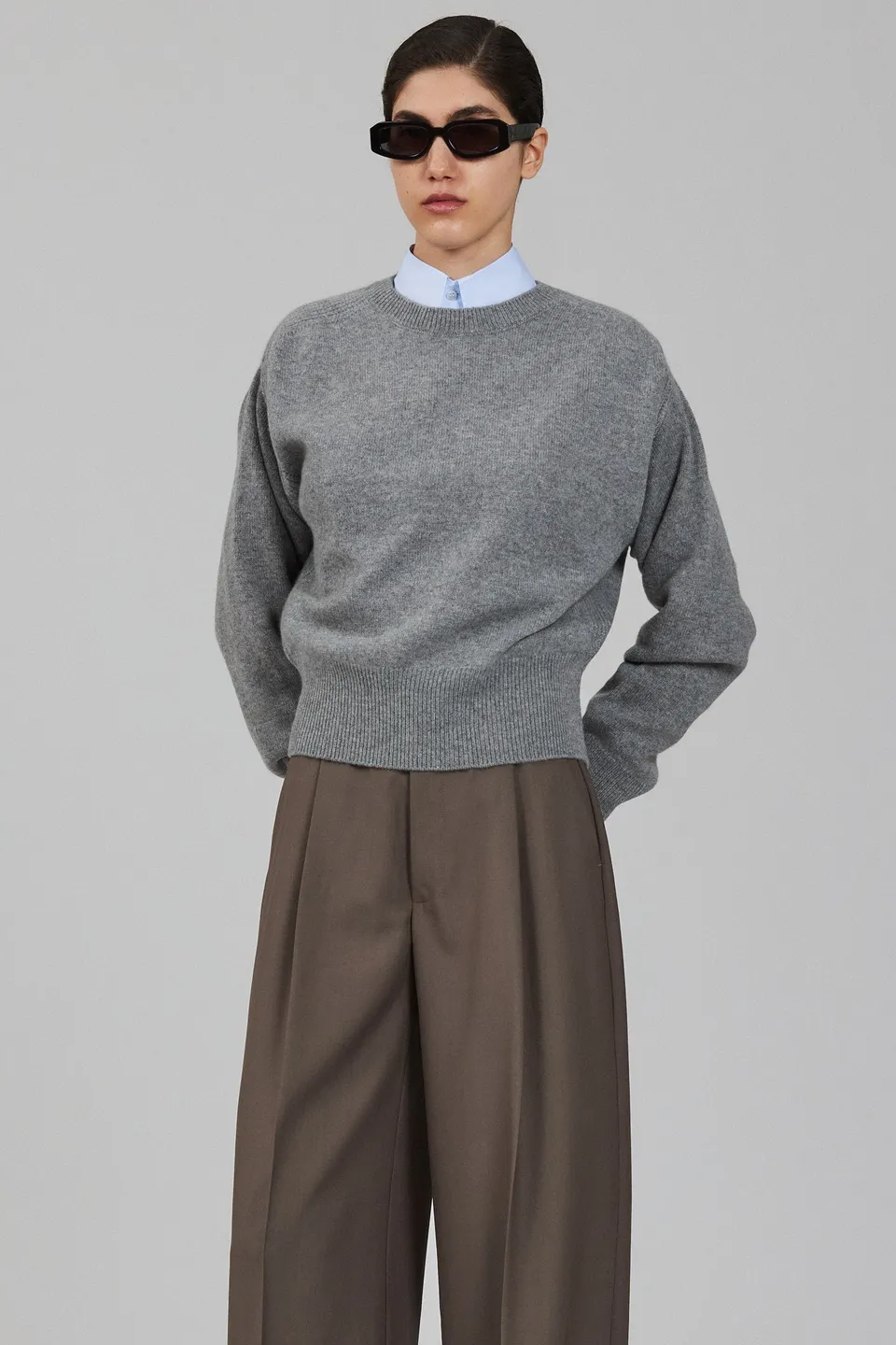 Sa Su Phi Lea maglione cashmere bordeaux leggero