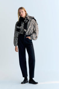 THE NEW SOCIETY Nelia Woman Blouse blusa leopardata lyocell