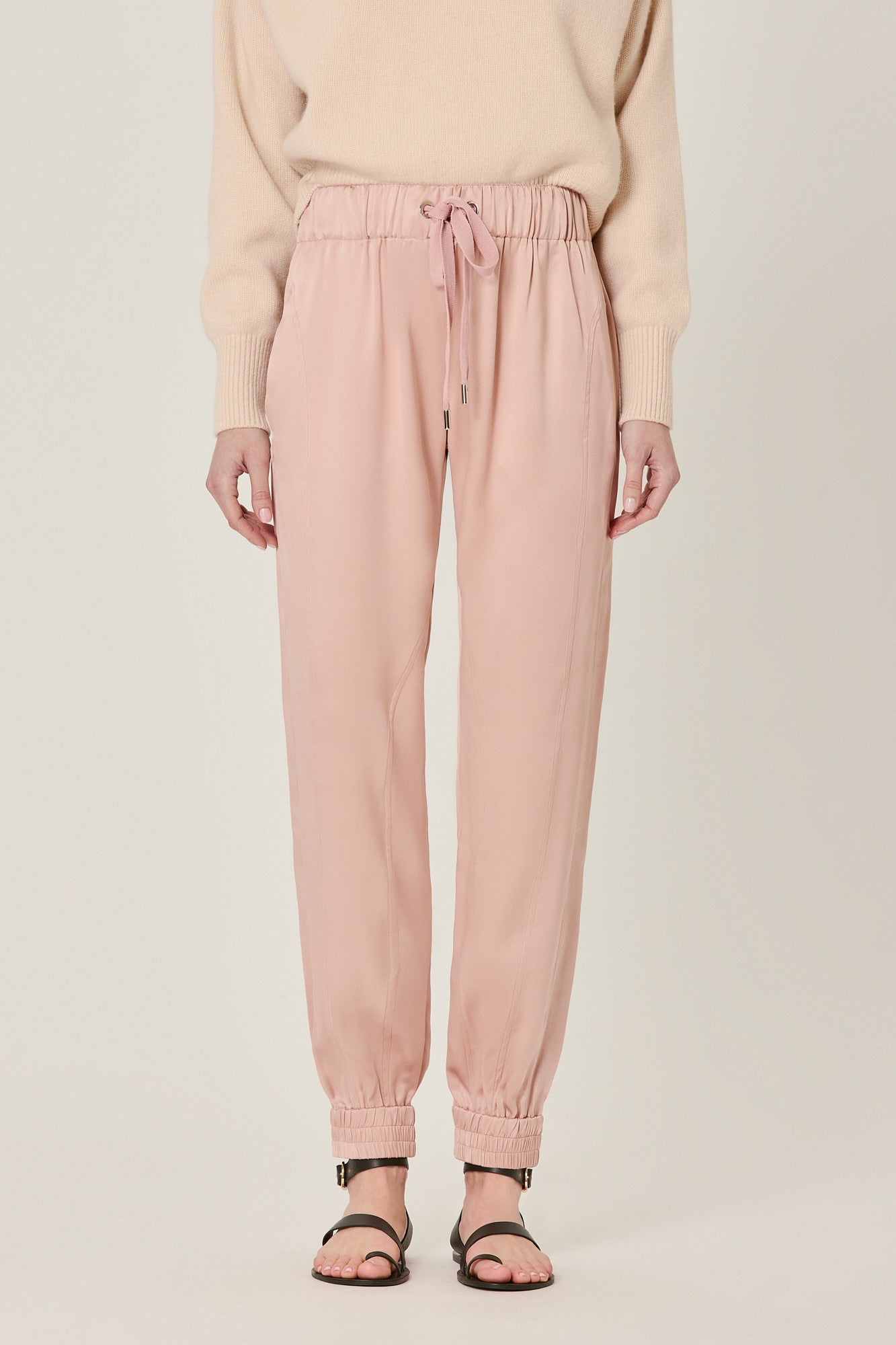 Sa Su Phi Valentina joggers donna 38 cemento satin