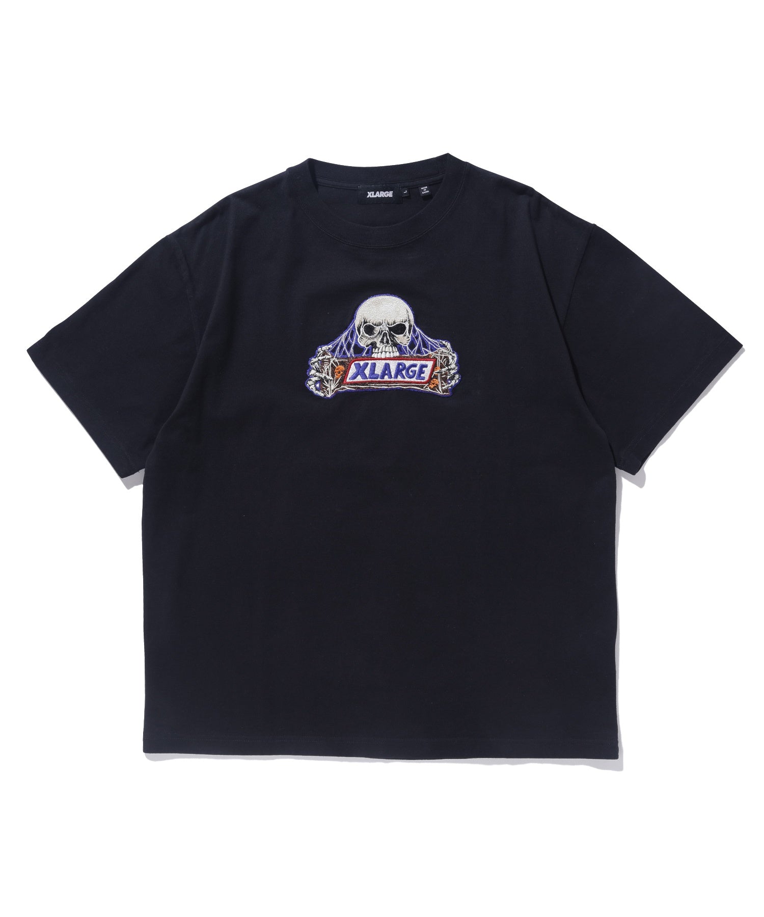 X-Large Skull Logo S/S Tee maglietta ricamo cotone