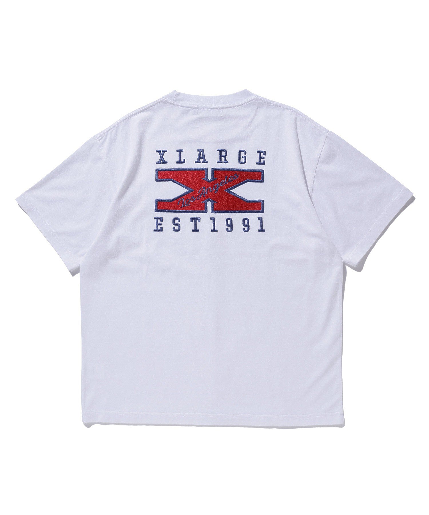 X-Large X Logo maglietta bianca cotone maniche corte
