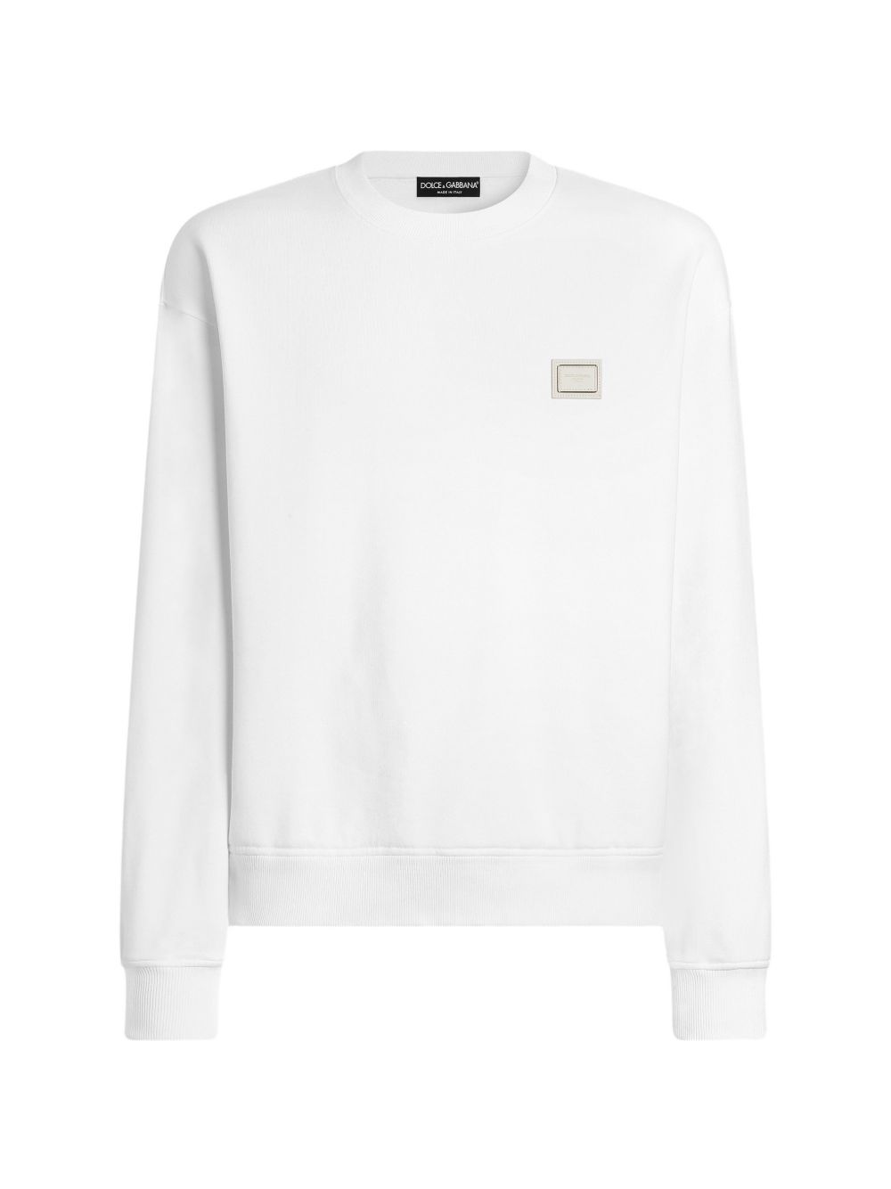Dolce & Gabbana G9AHST felpa uomo bianca invernale