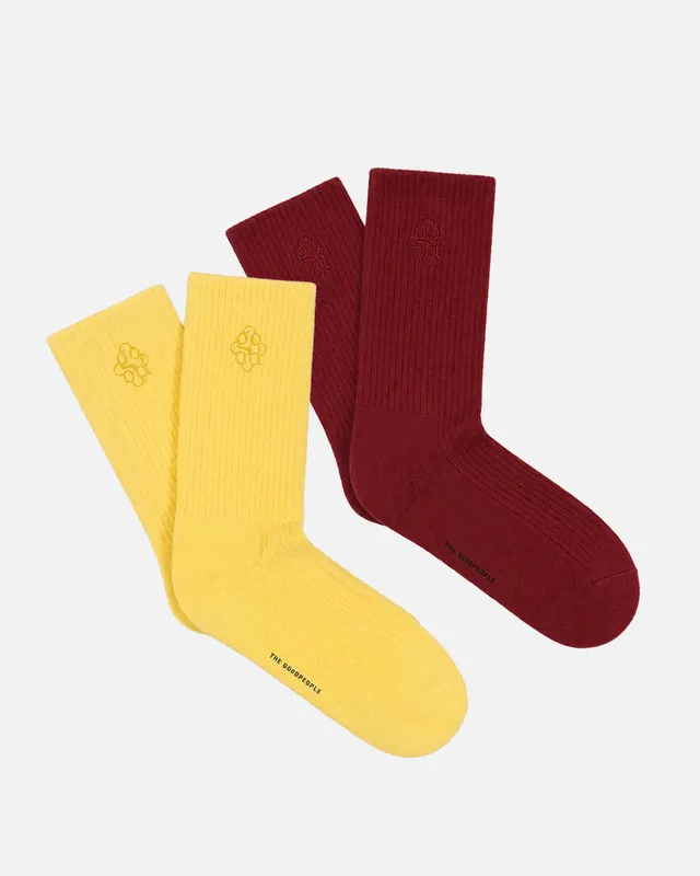 Goodpeople Signature Socks Warm calzini 2 paia cotone