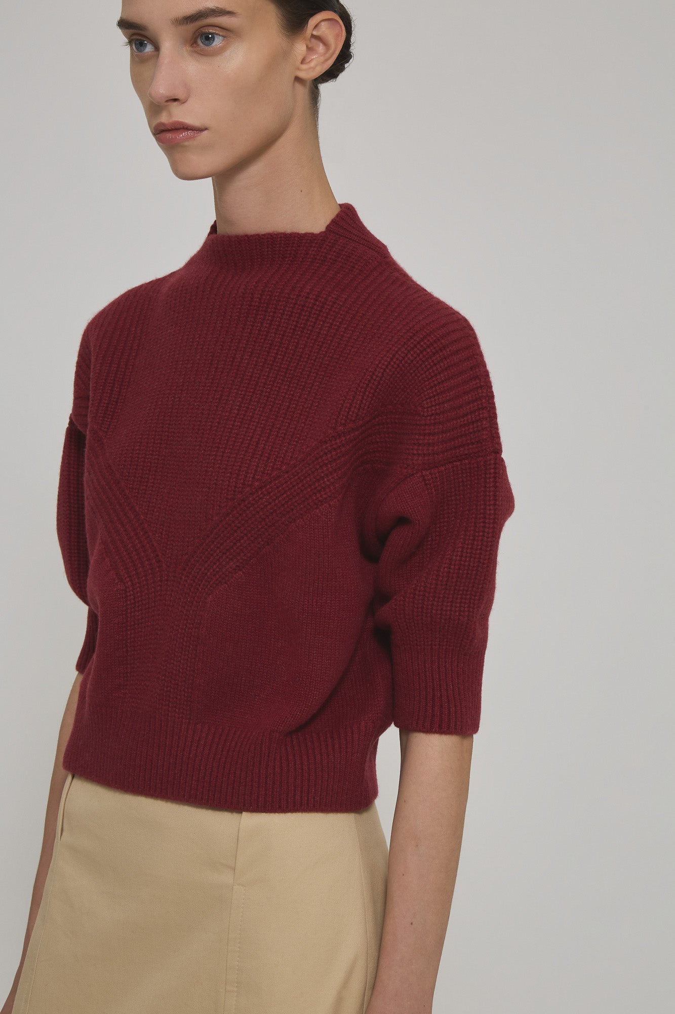 Sa Su Phi Armor maglione cashmere barca bordeaux
