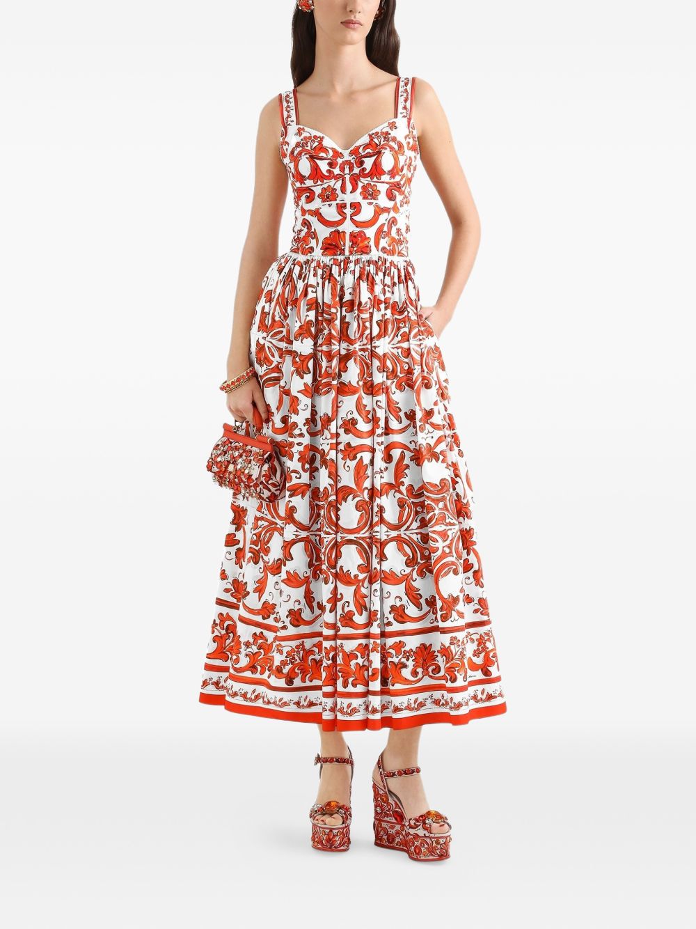 Dolce&Gabbana F6TTHT abito lungo elegante
