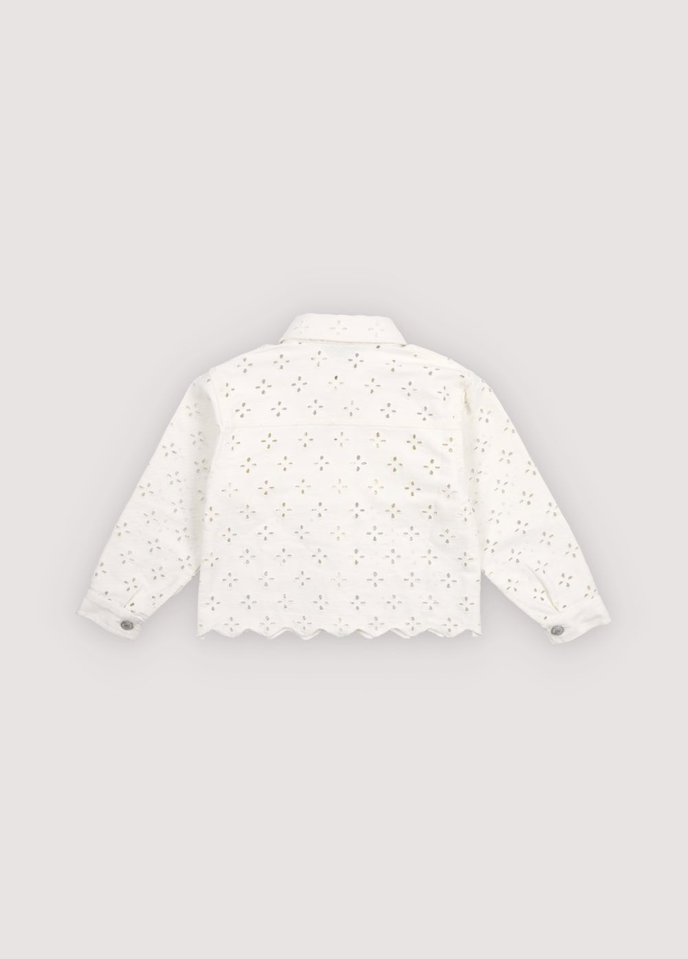 The New Society Camelia Pure Cloud giacca denim ricamata