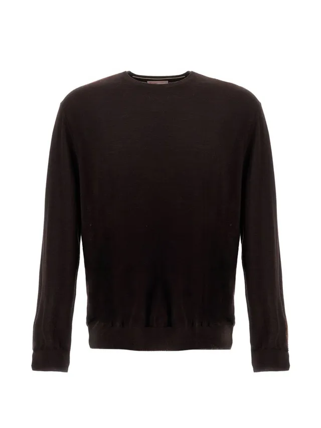 Herno MG00043UR maglia marrone scuro uomo