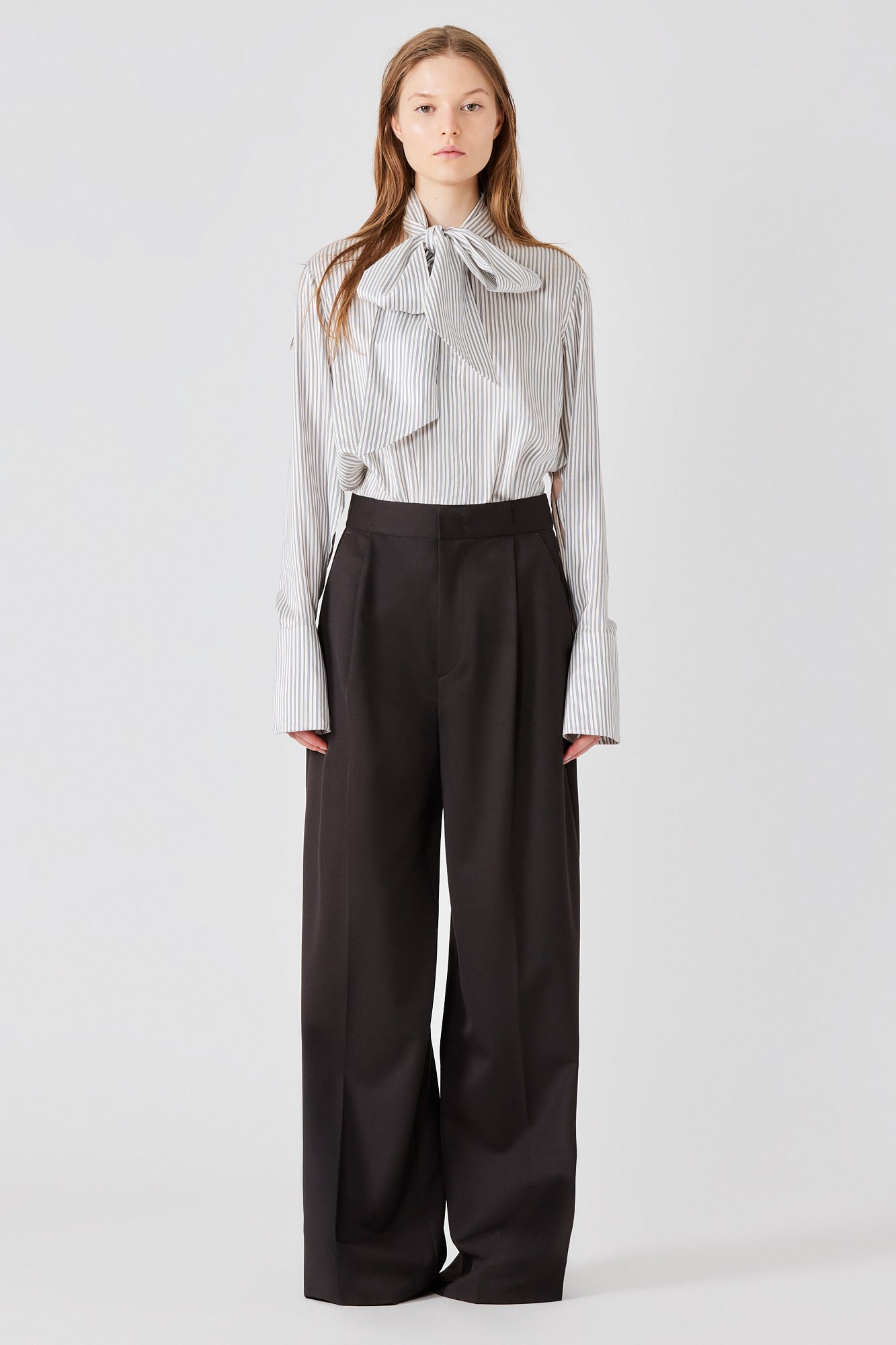 Sa Su Phi Bogart pantaloni in lana marroni