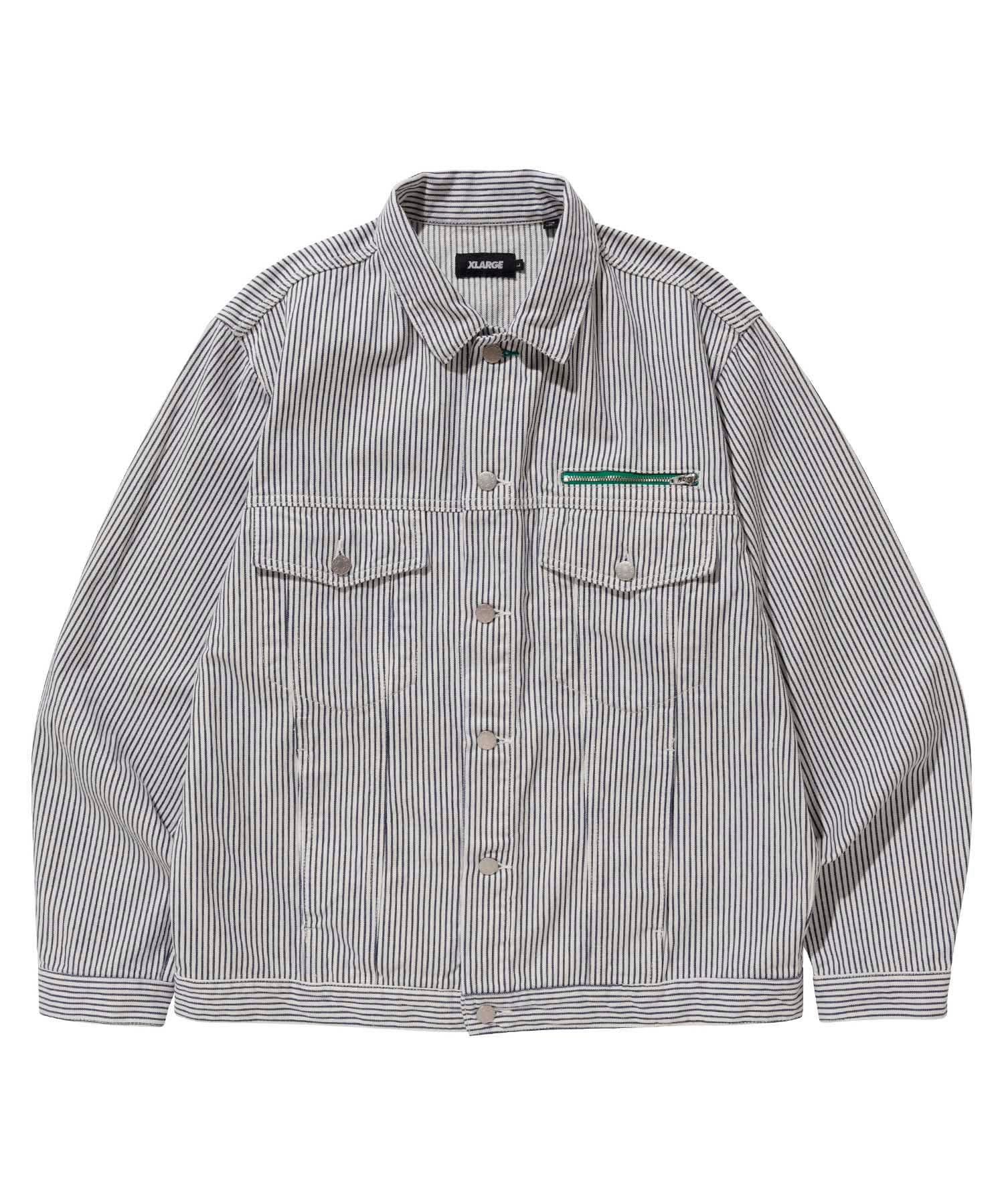 X-Large Denim Trucker giacca jeans indaco cotone