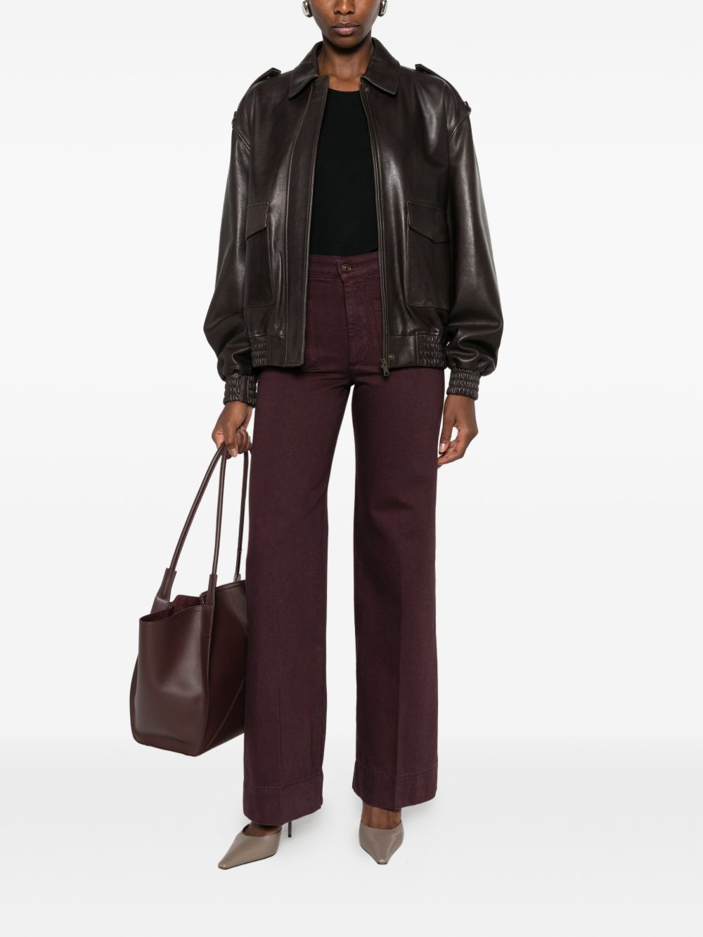 Victoria Beckham 1326DJE007252P t-shirt acai