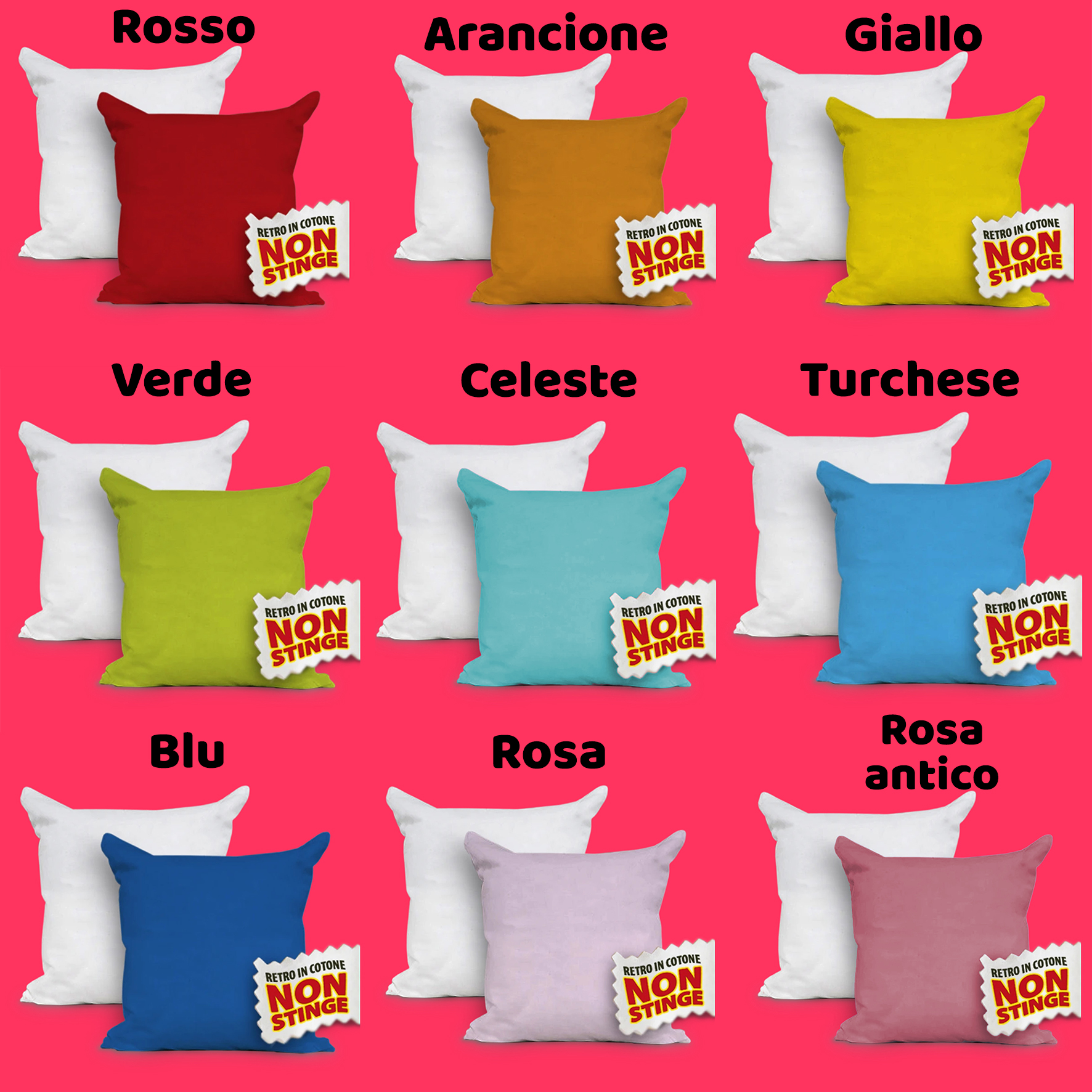 Mr. Gadgets Cuscino Personalizzabile con Foto Retro Colorato