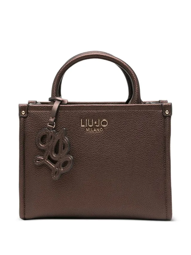 Liu Jo AF6192ES039 tote donna moro metallizzato