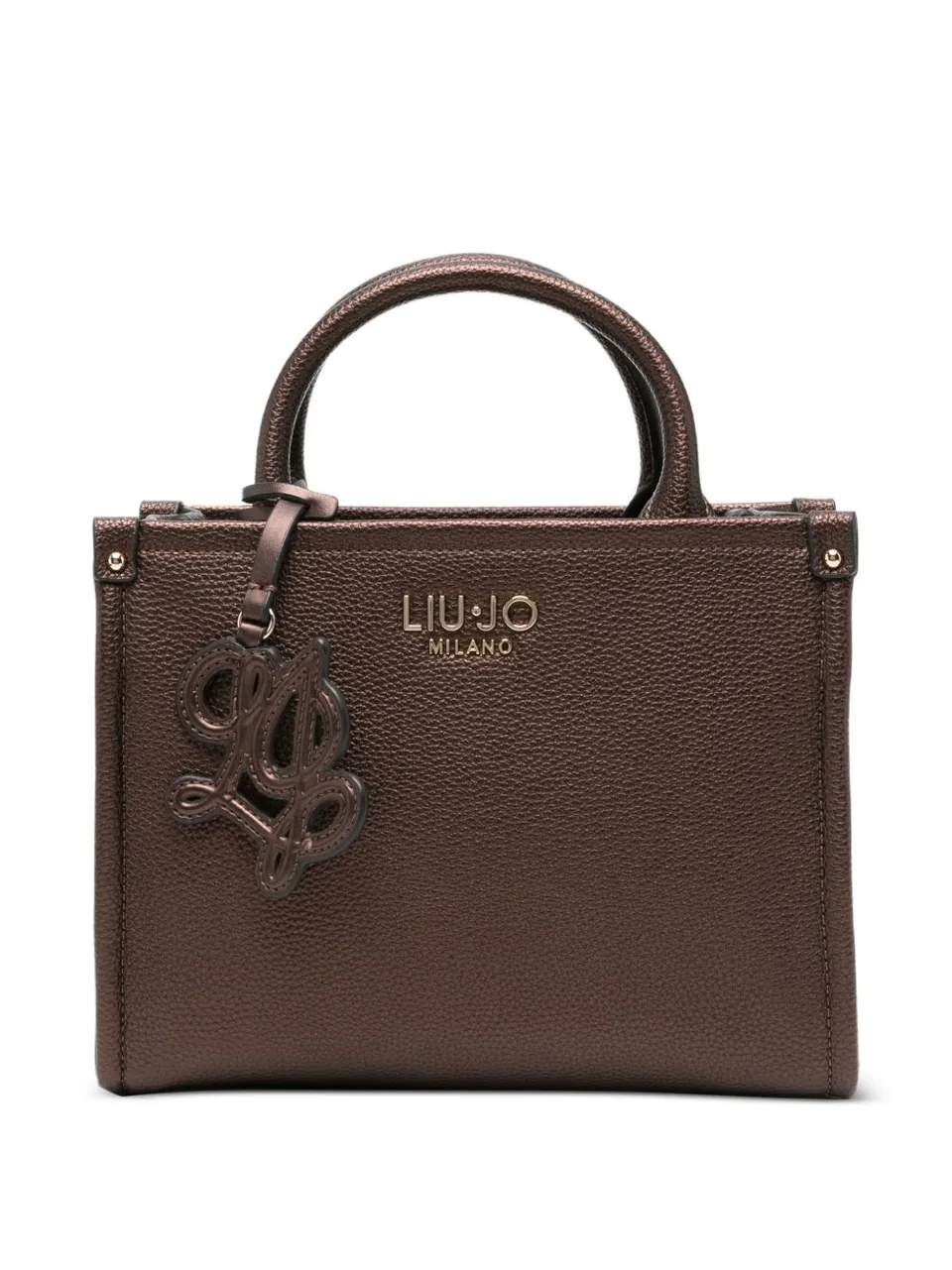 Liu Jo AF6192ES039 tote donna moro metallizzato