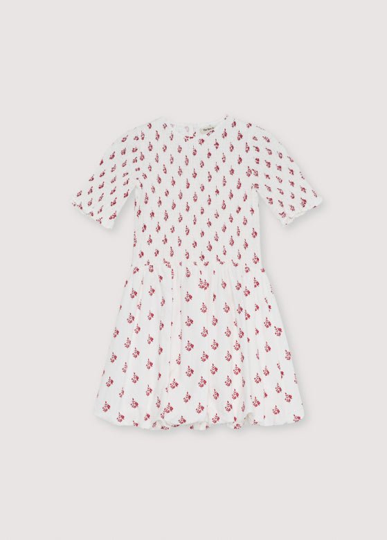 The New Society Poppy vestito teen stampa lino cotone