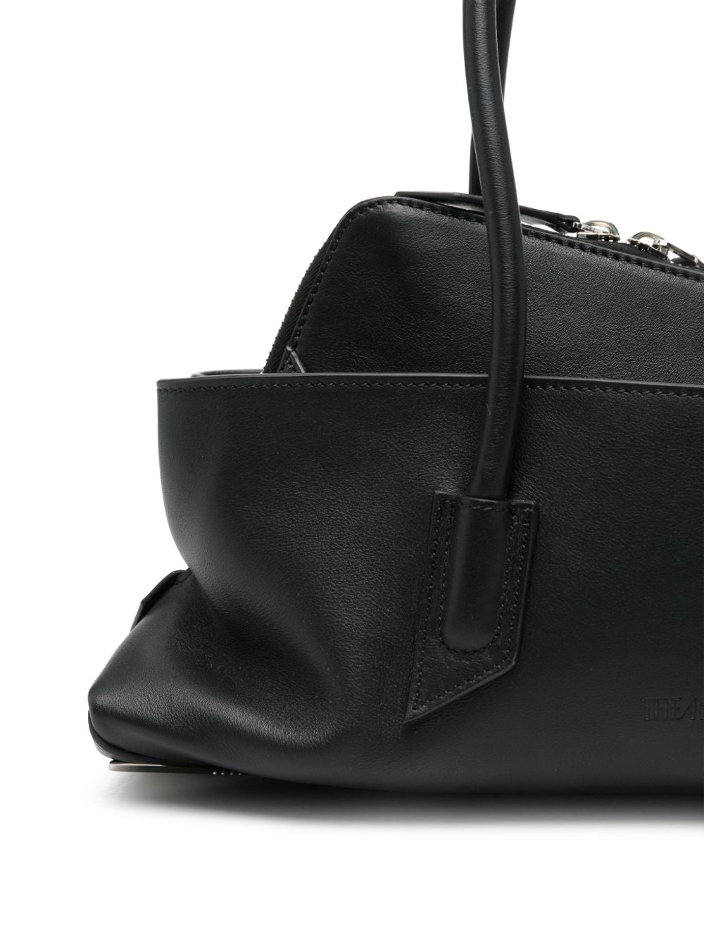 The Attico 250WAH00058 borsa a mano nera pelle