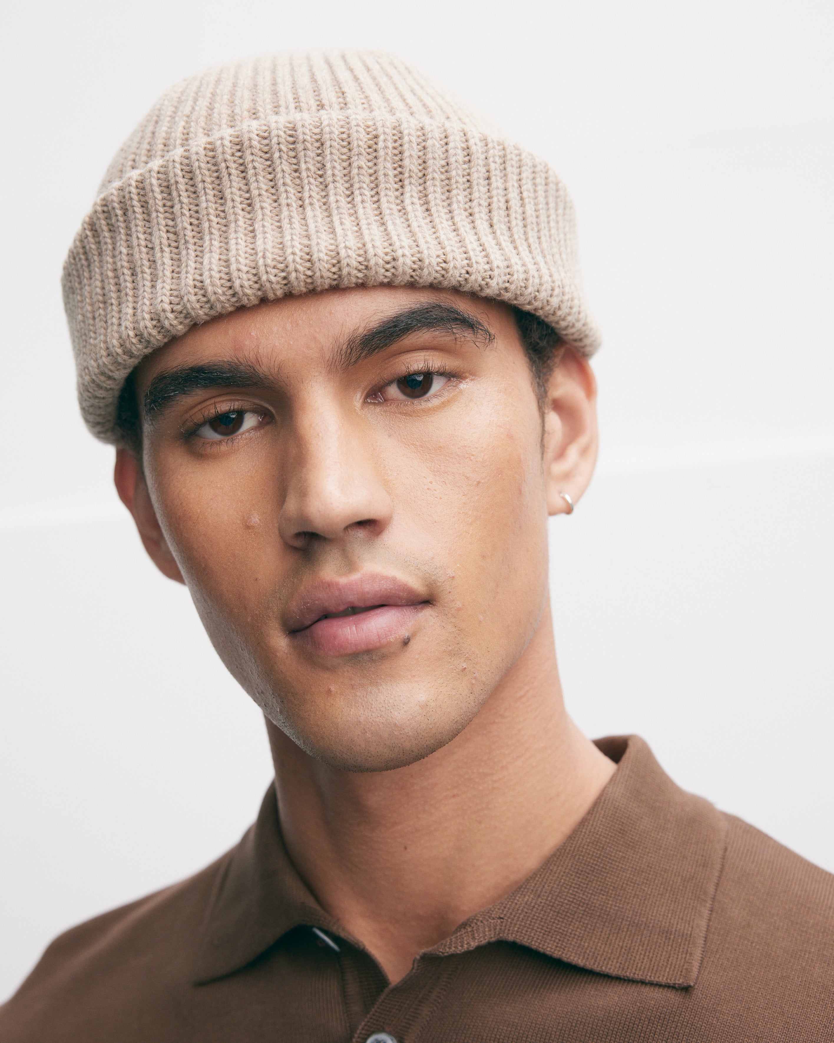 GOODPEOPLE Xami Berretto Lana Beige Caldo
