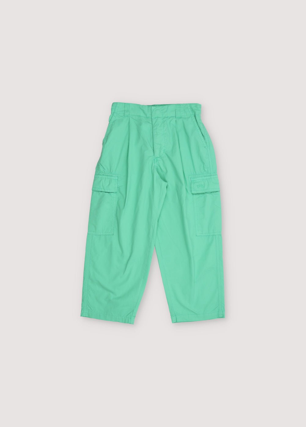 The New Society Tripoli cargo bimbo verde cotone