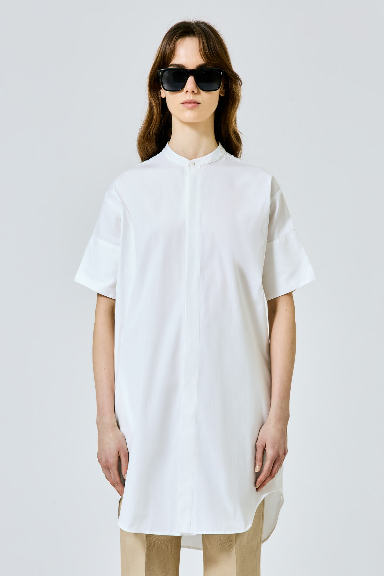 Sa Su Phi Daria abito camicia corto bianco cotone 38-44