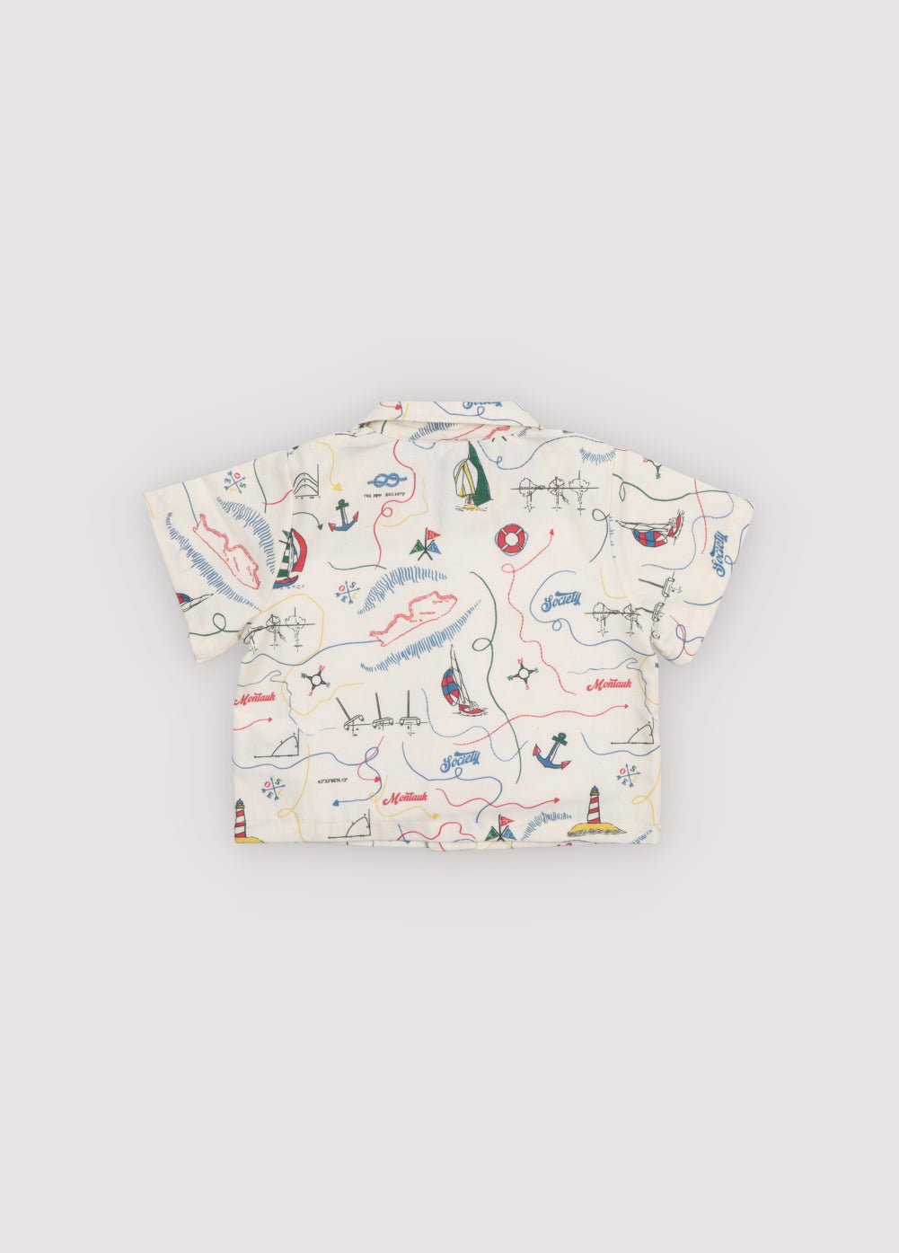 The New Society Clove Camicia Neonato 6 Mesi Cotone Mappa