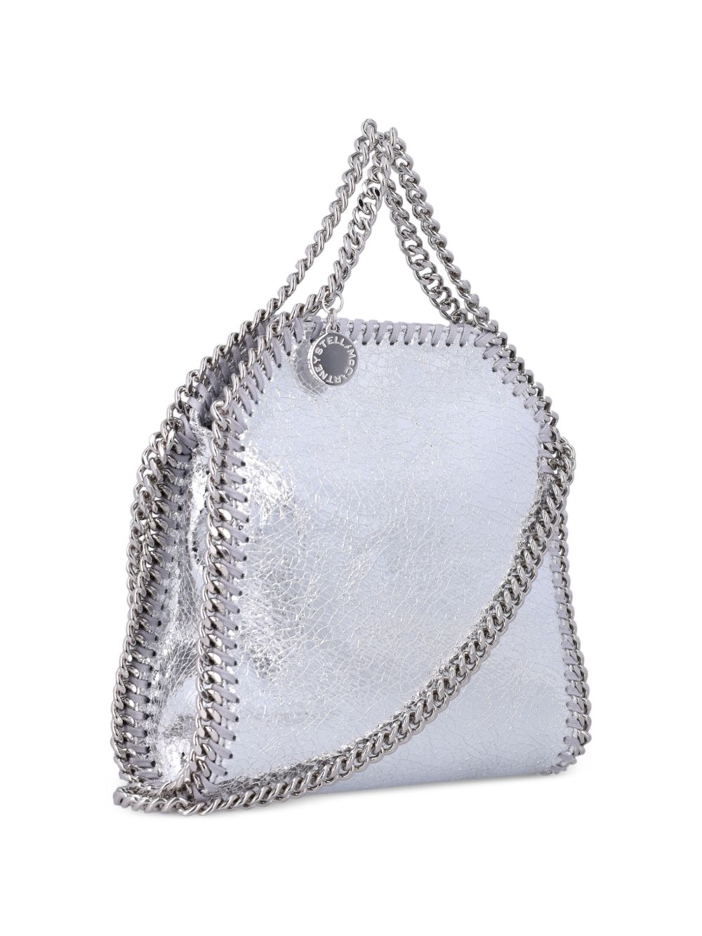 Stella McCartney 391698 borsa a mano argento