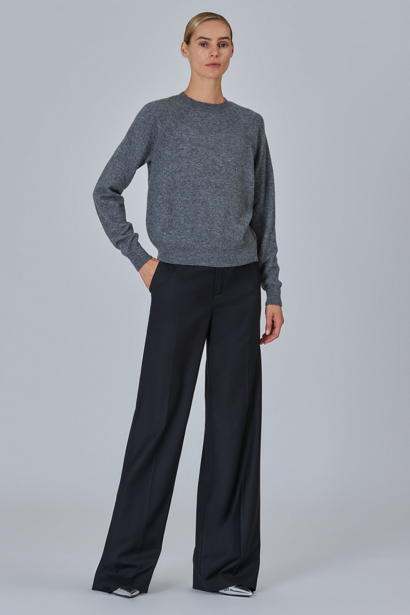 Sa Su Phi Tuxedo pantaloni donna 36 misto lana