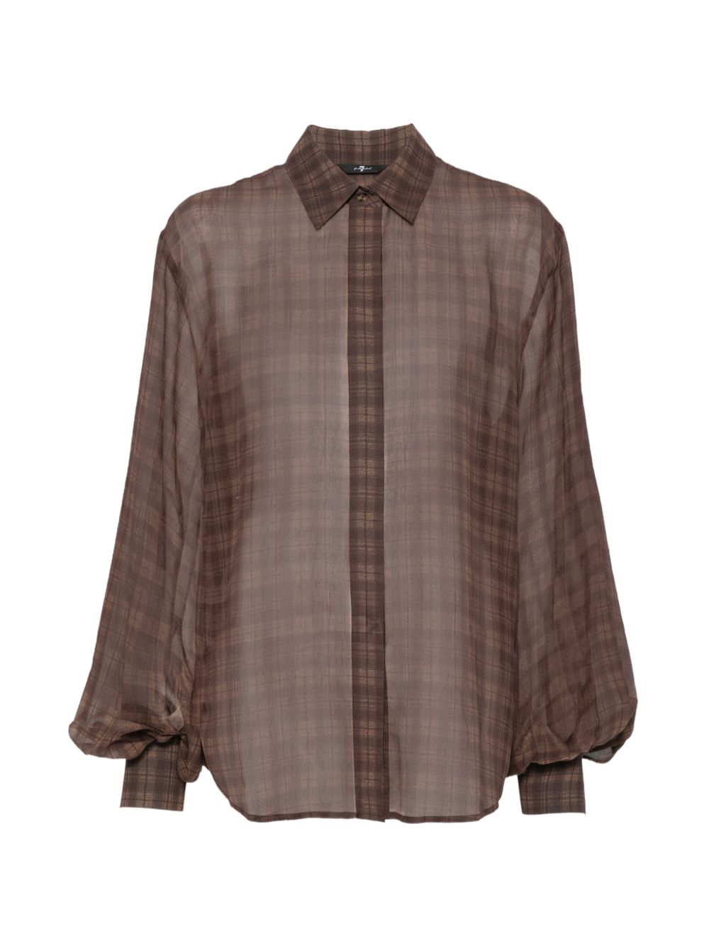 Seven 7NDM0H54 camicia marrone donna