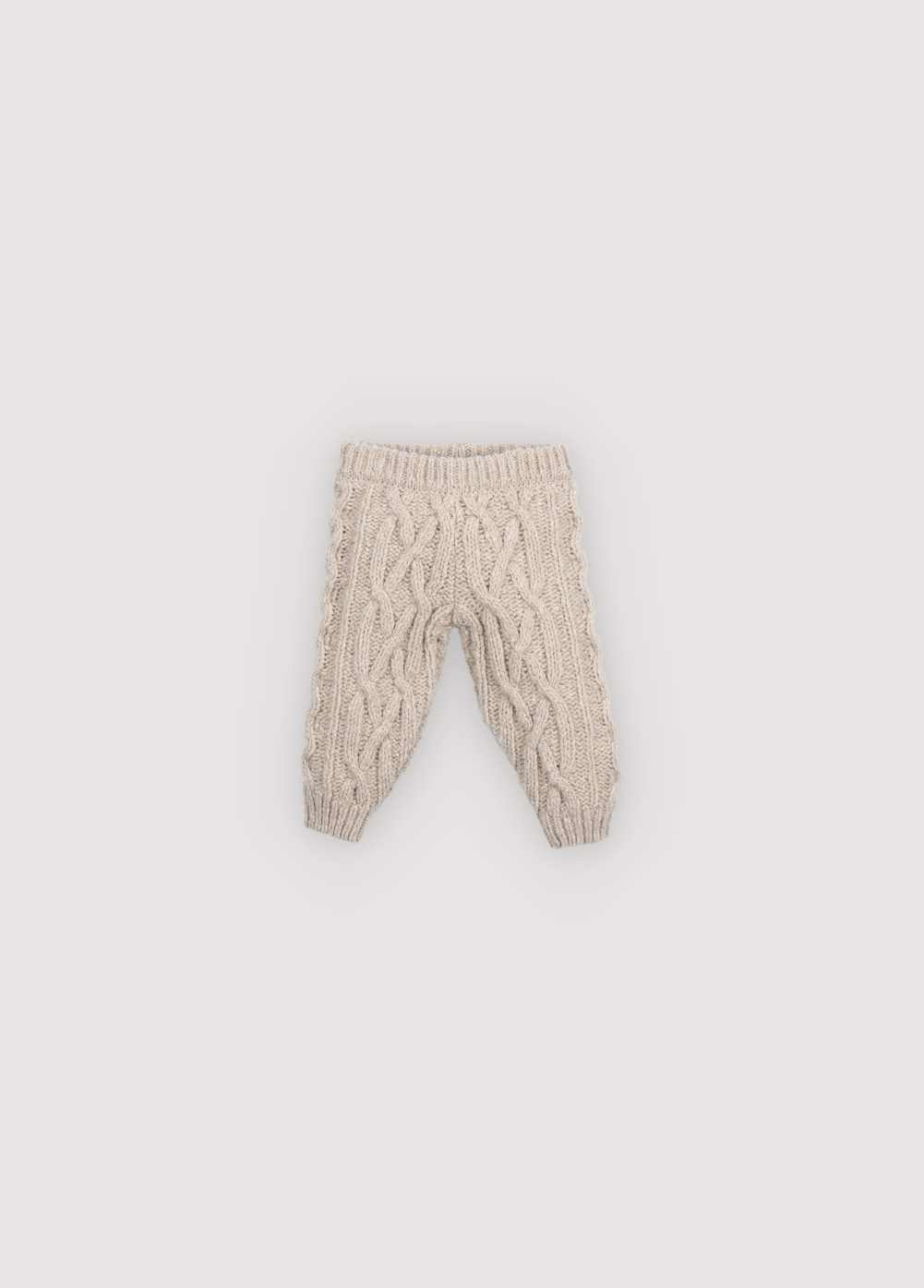The New Society Maria pantaloni neonato grigio lana