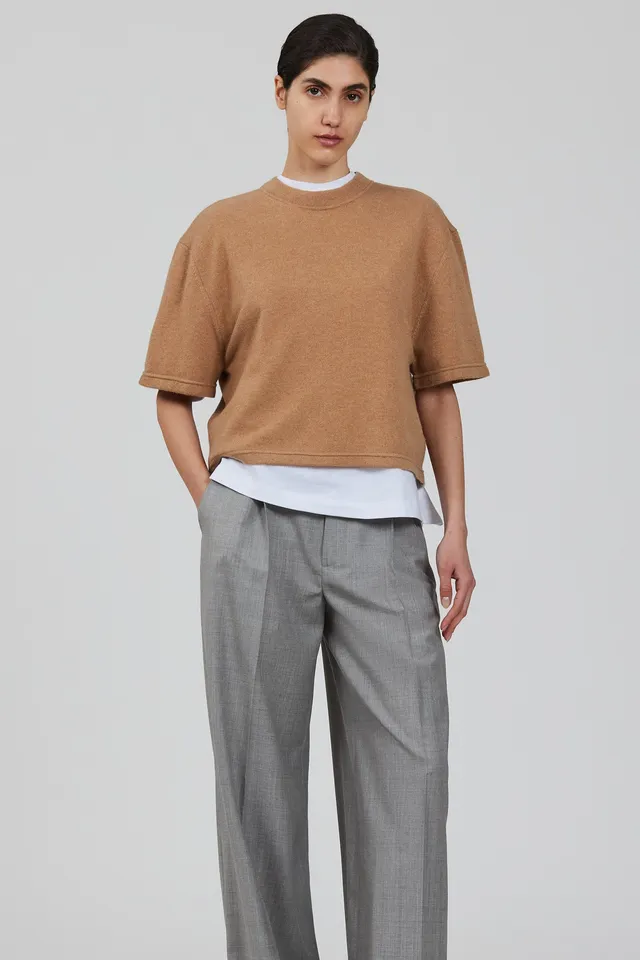 Sa Su Phi T-shirt Corta Maglia Cashmere Gialla