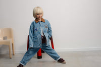 THE NEW SOCIETY Ridge Jacket giacca denim trapuntata