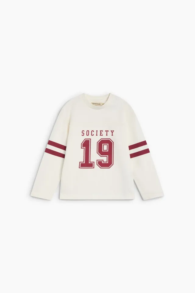 The New Society Gale maglietta bimbo Whisper White cotone