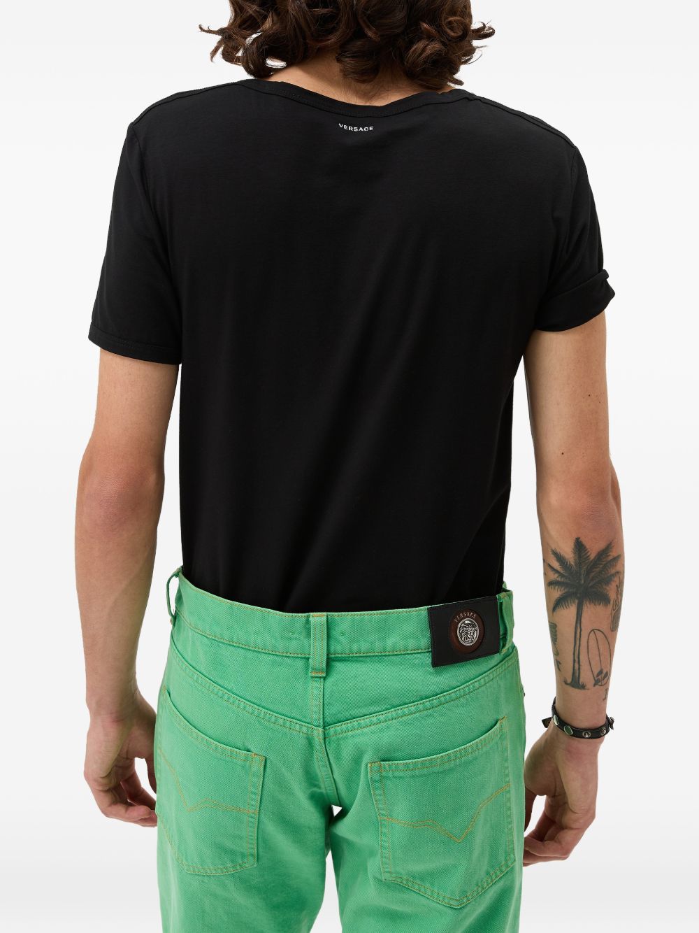 Versace 1024228 t-shirt uomo nera maniche corte