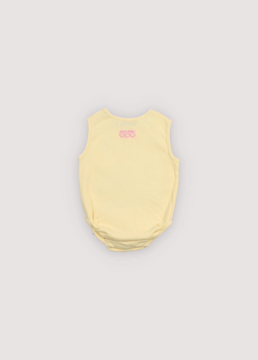 The New Society Smiley Pagliaccetto 6M Giallo Cotone