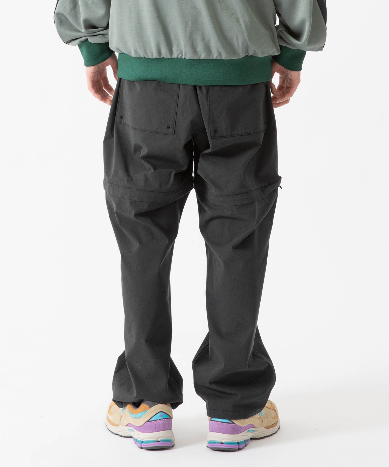 X-Large Convertible Bush pantaloni neri cotone