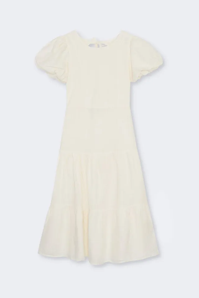 The New Society Cala abito donna bianco lino