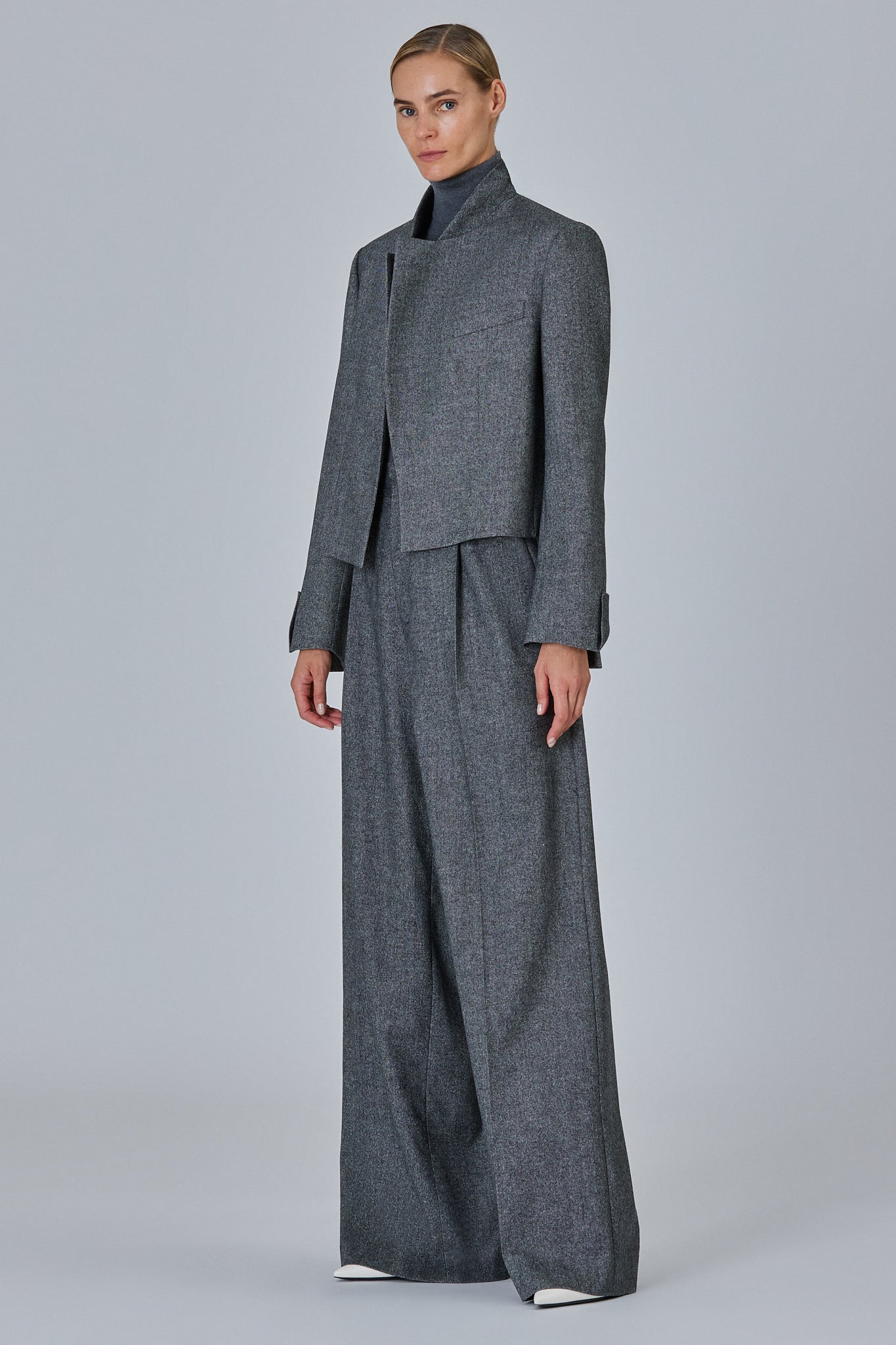 Sa Su Phi Lauren giacca cropped flanella cashmere
