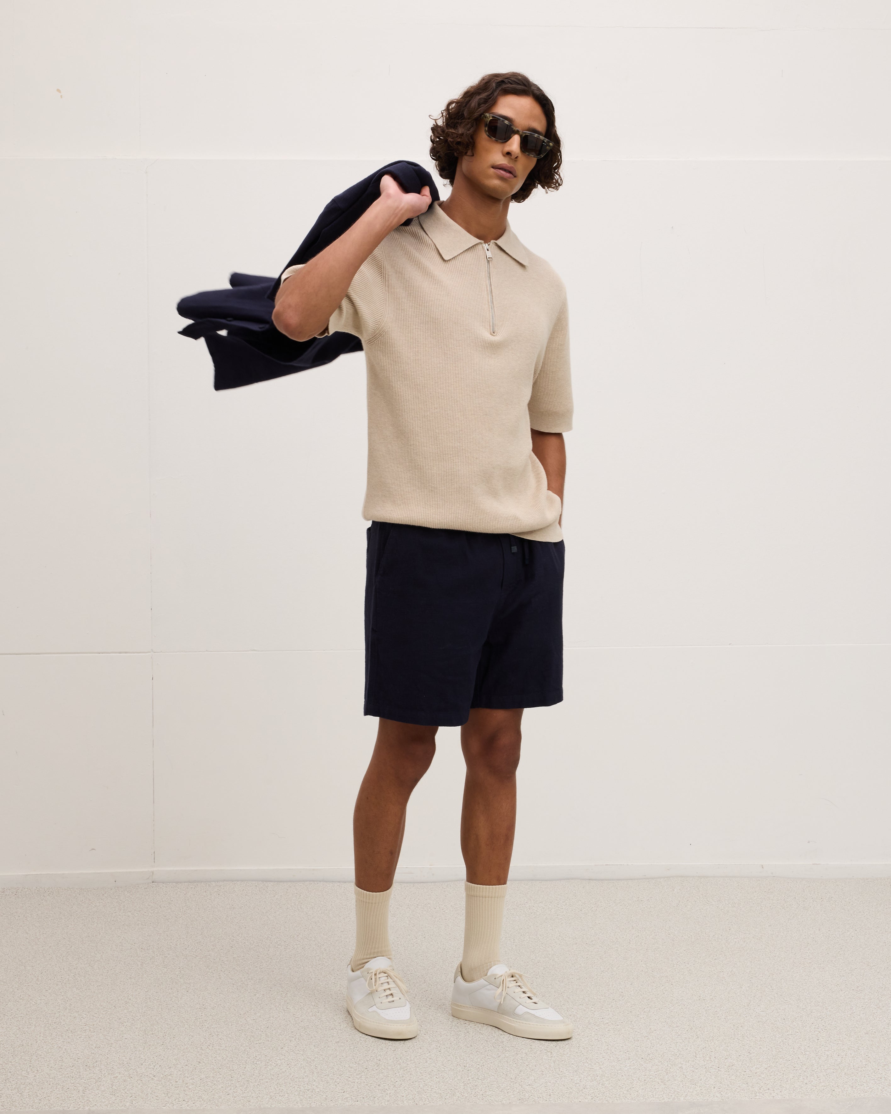 GOODPEOPLE PICA polo maglia cotone Beige Melange