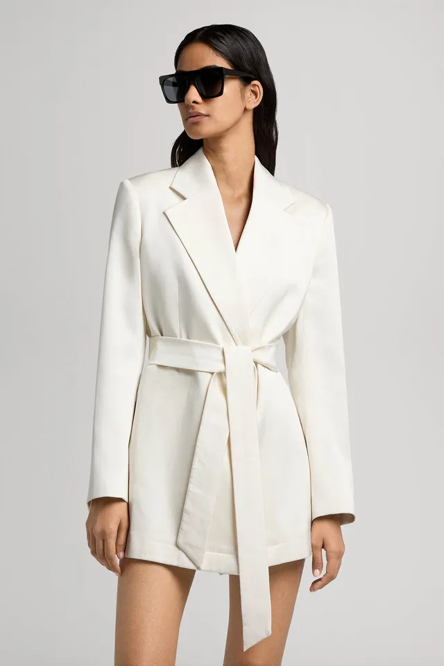 Sa Su Phi Benni blazer avorio seta lana