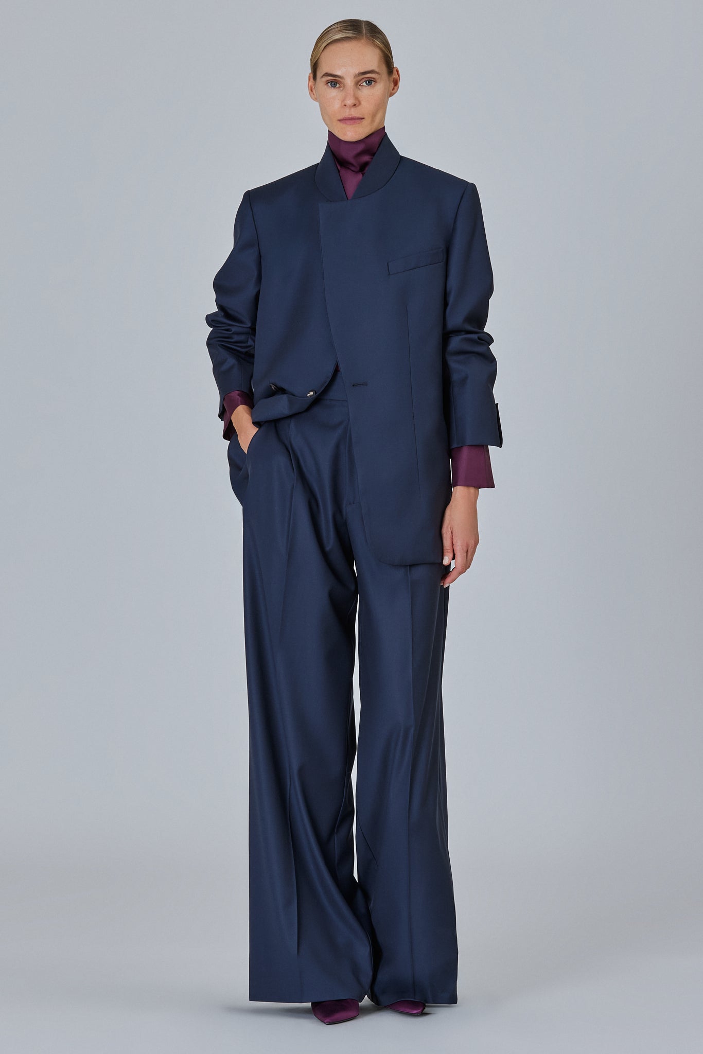 Sa Su Phi Bogart Super 150's pantaloni in lana