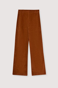 The New Society Ines Astral pantaloni donna velluto cotone