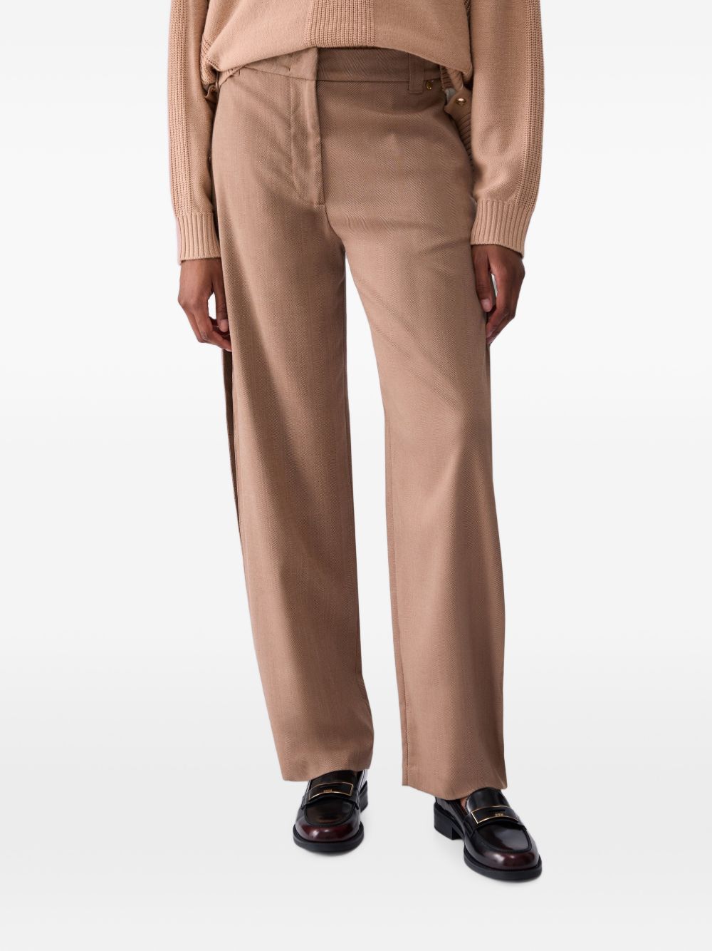 Liu Jo WF6087T732A Pantaloni Donna Camel